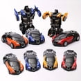 thumbnail image 2 of HLONK [1pc Impact Transforming Robot Car] 1pc Transforming Toy Car That Changes Shape Upon Impact  No Batteries Required  Transforms Into A Robot Car Model, 2 of 6