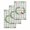 Gray Plaid, variant on Spring Botanical Kitchen Dish Towels for Drying Dishes Set of 3, Garden Birds Floral Leaves Gray Plaid Waffle Weave Microfiber Hand Tea Bathroom Towels Quick Dry & Absorbent Towel 12x12