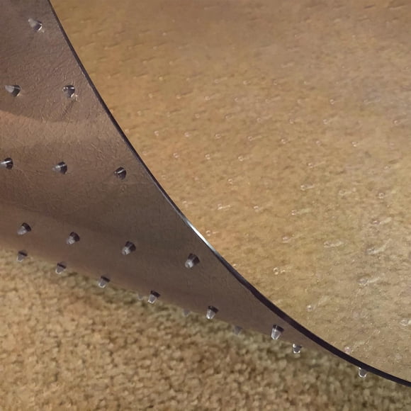 RESILIA Tapis de Couloir en Vinyle Transparent de Luxe pour Tapis à Poils Longs - Tapis Texturés Antidérapants et Résistants aux Taches - Plastique Imperméable Prot