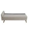 thumbnail image 6 of Modern Contemporary Urban Design Living Room Lounge Club Lobby Sofa, Fabric, Beige, 6 of 8