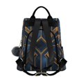 thumbnail image 2 of FORMRS Women's Travel Backpack Purse Anti-Theft Hidden Pockets Casual Shoulder Bag, Elegant Geometric Pattern, 2 of 7