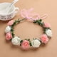 thumbnail image 1 of Nvzi Diademas de flores para mujer, corona de flores para novia, suministros para fiestas de bodas, guirnaldas florales, corona para el cabello, diademas florales, A26, 1 of 5
