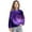 Purple, variant on Kids Galaxy 3D Print Hoodie Purple Pullover Long Sleeve Casual Sweatshirts With Pocket Toddler Hoodies Purple 9 Y-10 Y