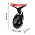 thumbnail image 3 of Facial Massage-R Red Light T-Herapy For Face And Nack,Face Culping Wand With 7 Color 7-In-1 Led Facial In White Color (1Pc), 3 of 7