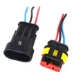 thumbnail image 3 of 1 Pcs 12V 1Pin-6PIN Cable Wire Connector Plug Waterproof Sealed for Electrical Car, 3 of 8