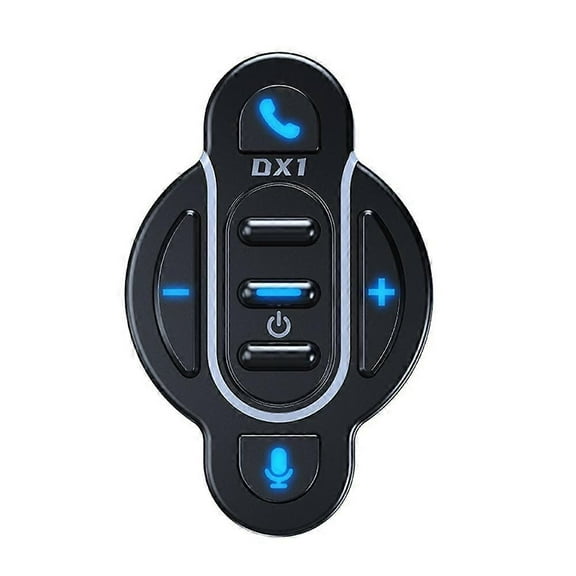 DX1 Handlebar Bluetooth 5.4 Remote Controller Motorcycle Bike Handlebar Media Controller Voice Assistant Wireless Call Waterproof Music Player