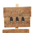 thumbnail image 5 of Fornnerg Clothes Hook Vintage Durable Bronze Zinc Alloy Double Leg Hanger for Wardrobes, 5 of 5
