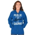 thumbnail image 4 of Course Legend Trophy Golfer Golfing Zip Up Hoodie Men's Women's Brisco Brands X, 4 of 6