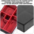 thumbnail image 3 of MasteelfCA 10pcs Miniature Dinner Plate Models Mini House Kitchen Props Kitchen Decoration, 3 of 8
