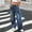 Blue, variant on Baggy Jeans for Woman High Waist Wide Leg Pants Fashion Casual Loose Denim with Pocket Pants Y2k Cargo Streetwear Solid Color Versatile Clothes