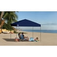 thumbnail image 2 of Quik Shade 10' X 10' Expedition 100 Square Feet Of Shade Straight Leg Base Outdoor Pop-Up Canopy, Midnight Blue, 2 of 9