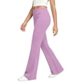 thumbnail image 5 of Mifsaly Girls Flare Yoga Pants Kids High Waisted Elastic Waist Bootcut Leggings Comfortable Soft Stretch Athletic Running Dance Bell Bottoms, 5 of 8