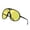 Yellow, variant on Trendy Oversized Sunglasses for Women Men Fashion Shield Goggles Aviator UV400 Protection Sun Glasses