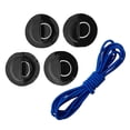 thumbnail image 3 of 4X Kayak Stainless Steel Replacement + 3.6m Blue Cord For PVC Rib Black, 3 of 8