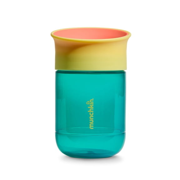 Munchkin Miracle 360 Spill-Proof Toddler Sippy Cup, Teal, 12 Months, 10 oz