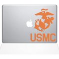 thumbnail image 1 of The Decal Guru USMC Logo MacBook Decal Vinyl Sticker - 13" MacBook Air - Orange (1302-MAC-13A-P), 1 of 1