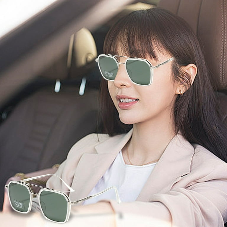 Adjustable Tint Polarized Sunglasses for Men Women, Retro  display picture 3