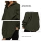 thumbnail image 5 of Sudadera con media cremallera,Sudadera de manga larga con media cremallera para mujer Sudadera de color puro resistente y resistente, 5 of 6
