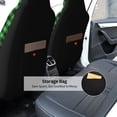 thumbnail image 5 of Goofa Buffalo Plaid Green Black Printed Car Seat Covers, Automotive Seat Covers for Cars Trucks and SUVs, Quick Setup Universal Fit Elastic Seat Covers-2 PCS, 5 of 6
