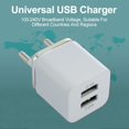 thumbnail image 4 of Dual USB Charger Wall Mount Phone Charger 5V1A Charger，Suitable For Ios, Android Smartphones, 4 of 5