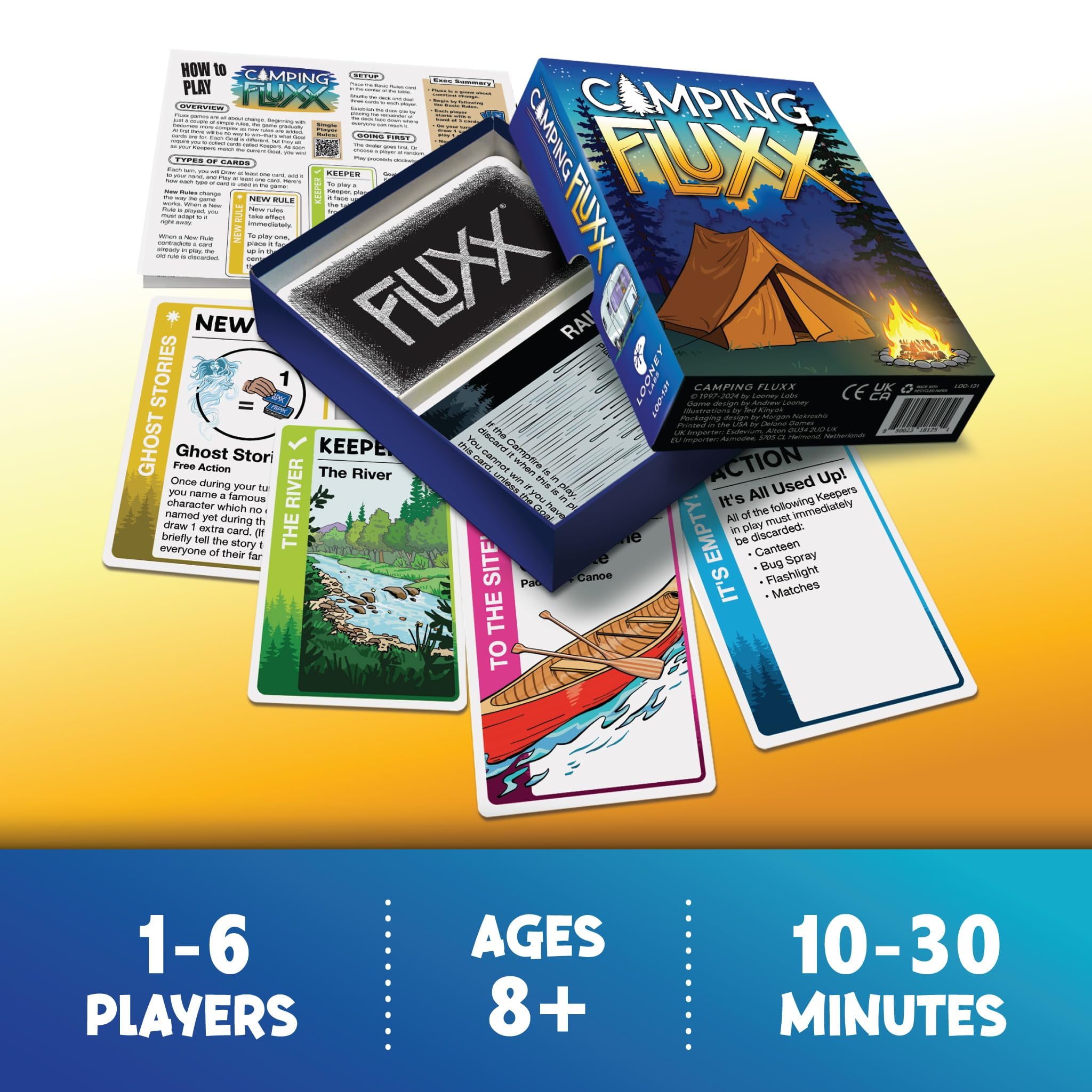 Camping Fluxx Card Game | The Great Outdoor Just Got Wilder!