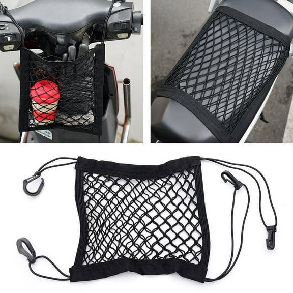 Blarkrus Black Motorcycle Storage Pocket Net