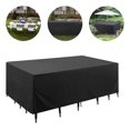 thumbnail image 2 of Patio Garden Furniture Covers Waterproof Outdoor Chair Case Sofa Table And Chair Dustproof Cover Black, 2 of 5