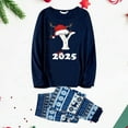 thumbnail image 2 of Jindong Dad Family Matching Christmas Pajamas Set Letter Print Parent Child Outfit, 2 of 5