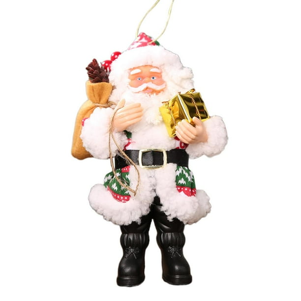 Remolque colgante de Papá Noel Sunnimix Decoración colgante de Navidad Rojo y verde