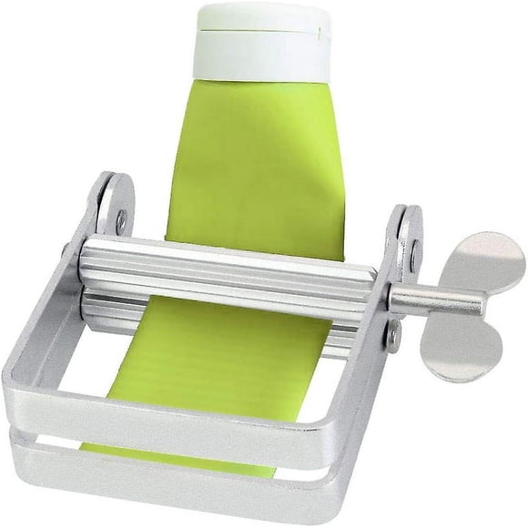 1 Pcs Aluminum Tube Squeezer,--Lefou Metal Tube Squeezer Tool, Metal Toothpaste Squeezer for Squeezing Toothpaste, Paint, Hand Cream (Silver)