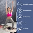thumbnail image 2 of Koala Yoga Blanket with Storage Bag, 72.8"x26.8", Suitable for Yoga, Pilates, Fitness, Gym Towels, Yoga Mat Towel, Yoga Towel, 2 of 6