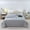 Grey, variant on Dvkptbk Quilt Queen Size Aqua Blue, Lightweight Quilt for Summer Ultra-Soft Microfiber Modern Style Quilted Skin-Friendly Plain Printed Washed Cotton Quits