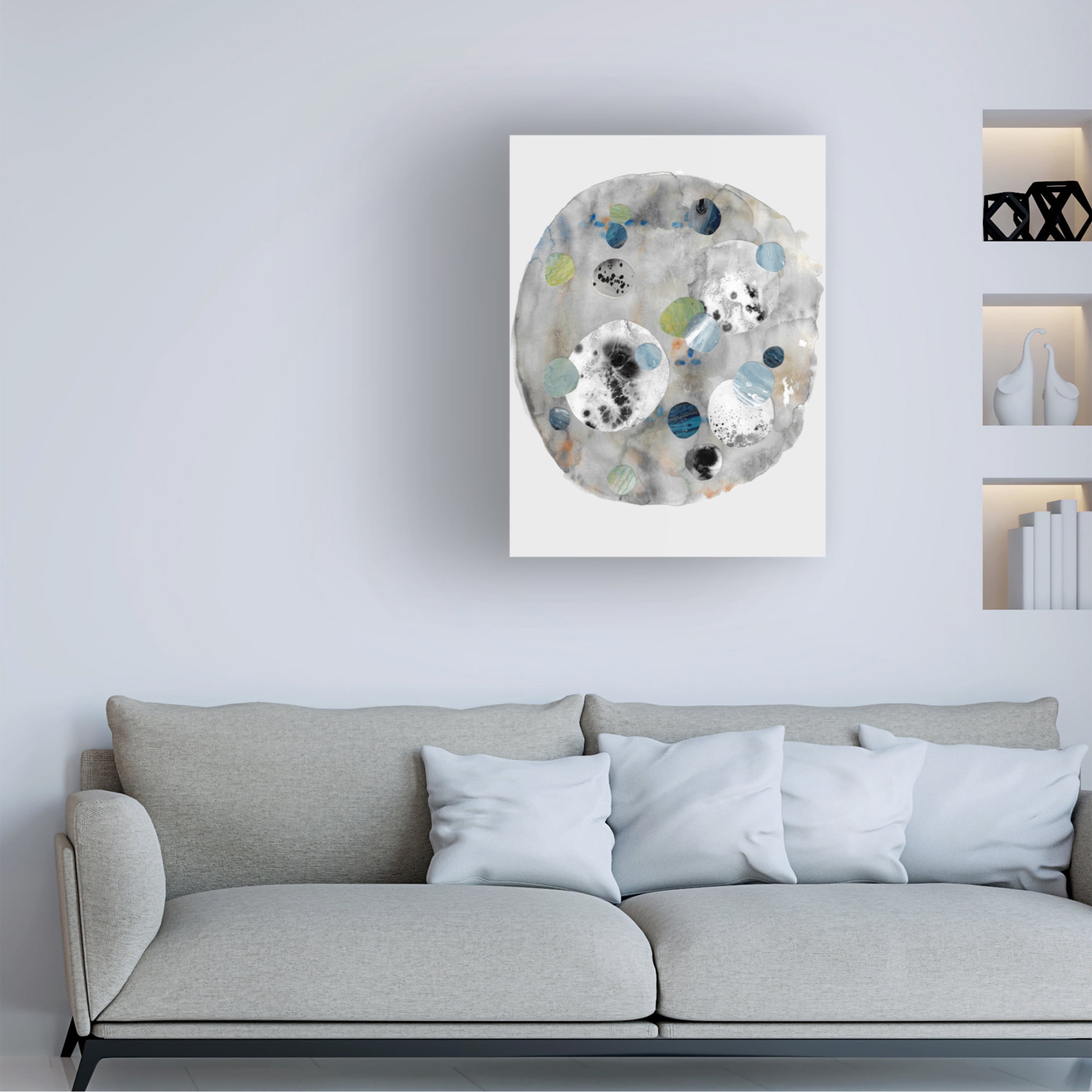 Canvas Wall Art - Maliq 'You Are My World' Wall Art for Living Room, Bedroom, or Office Décor by Trademark Fine Art - 24 x 32 Inches