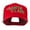 Red, variant on Christmas Hat with Santa Claus Embroidered Cap - Black OSFM