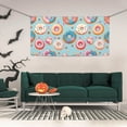 thumbnail image 2 of Picia Colorful Donut Pattern Party Banner, Festive Decoration, Holiday Banner, Celebration Decor, Event Banner, Reusable Party Banner-Medium, 2 of 8