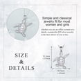 thumbnail image 4 of Turtle Necklace 925 Sterling Silver White Opal Sea Jewelry for Women Men, 4 of 6