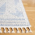 thumbnail image 3 of SAFAVIEH Chapel Maiara Diamond Area Rug, Blue/Ivory, 5'3" x 7'6", 3 of 8