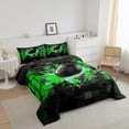thumbnail image 3 of Erosebridal Boys Rugby Bedding Full Comforter Set, Red Black Down Comforter, Football Sport Gaming Decor, Reversible, 3 of 7