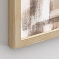 thumbnail image 3 of PixonSign Framed Canvas Print Wall Art Set - Pastel Grunge Watercolor Lines & Circles Poster Art - Collage Print Gallery Set of 6 Abstract Illustrations Wall Décor for Home - Natural, 3 of 5