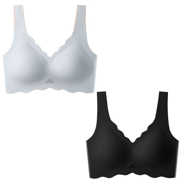 Ladies big breasts show small breasts thin Latex seamless underwear bra