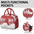 thumbnail image 6 of Womens Red Christmas Reindeer Pattern Lunch Box for Work,Insulated Lunch Bag for Women,Loncheras Para Mujer,Leakproof Adult Lunch Bag for Work,Beach,Travel,Picnic,Camping, 6 of 7