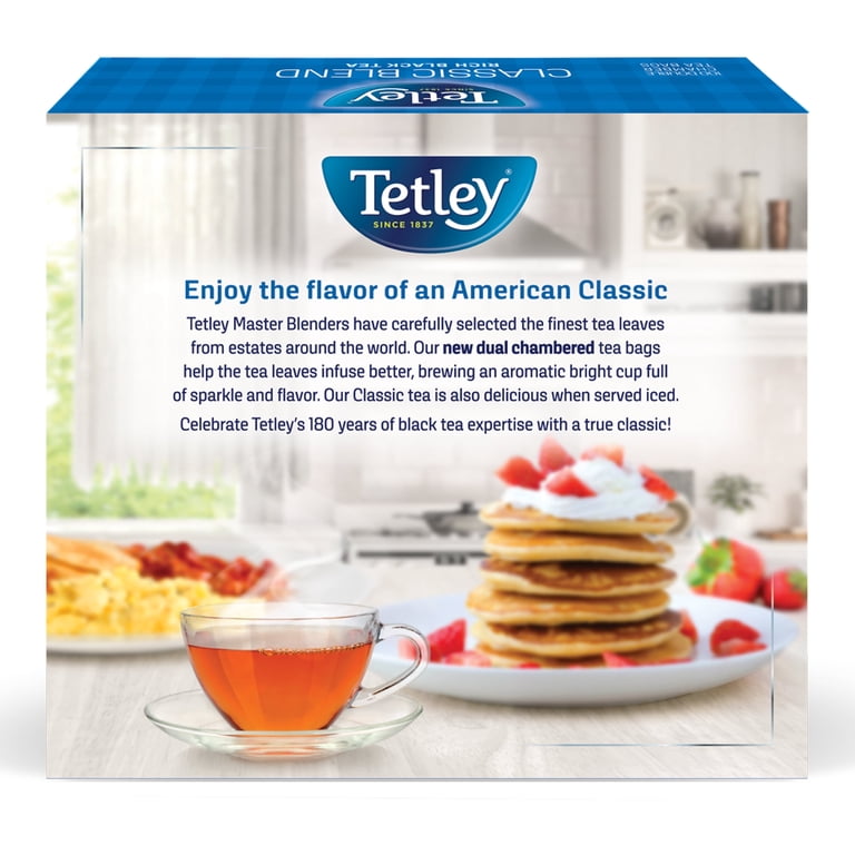 Tetley, Classic Blend, Black Tea Bags, 100 Count - Walmart.com