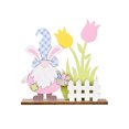 thumbnail image 2 of CQCYD Easter Decorations, Wooden Easter Decorations For Home Tabletop Easter Bunny Decor Spring Decorations Easter Party Supplies Easter Wooden Ornaments, 2 of 7
