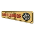 thumbnail image 4 of Dart Lounge Novelty Decor, Metal Wall Sign - 4x18 Inches, 4 of 4