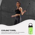 thumbnail image 6 of FUTUREORYY 1Pcs Microfiber Cooling Towel for Athletes Summer Activities 79X11In, 6 of 8