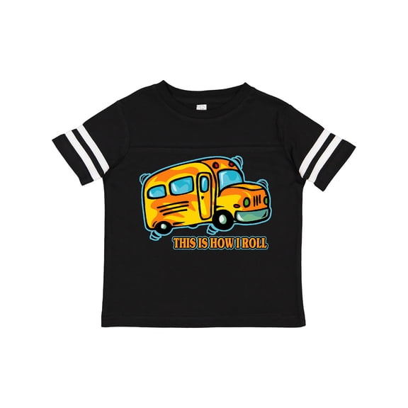 Inktastic How I Roll School Bus Boys or Girls Toddler T-Shirt