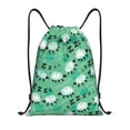 thumbnail image 1 of Saiise Sheep Zzz Pattern Sports Drawstring Backpack - String Swim Gym Bag with Wet Proof Pocket for Women&Men-Small, 1 of 6