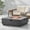 Dark Gray, variant on 39 Square Iron Fire Pit 50,000 BTU for Outdoor Patio, Dark Gray Propane Gas Fire Table with No Assembly Required