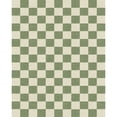 thumbnail image 4 of WIPONKEN 8'x10' Area Rugs for Living Room Large Checkered Modern Green Rugs for Bedroom Office Machine Washable Farmhouse Dining Room Geometric Contemporary Rugs Non Slip Rugs, 4 of 7