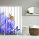 thumbnail image 3 of Cortina De De Alta Resistencia, Tela Impermeable, Decoración De , Cortinas, Juego De 10 Baoblaze Cortina de ducha, 3 of 5
